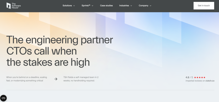 the software house homepage