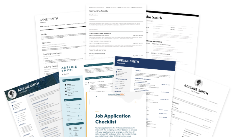 Cv and Resume template bundle download pack