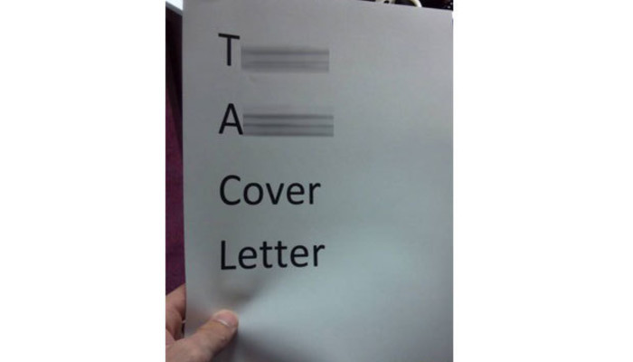 Funny Simple Cover Letter