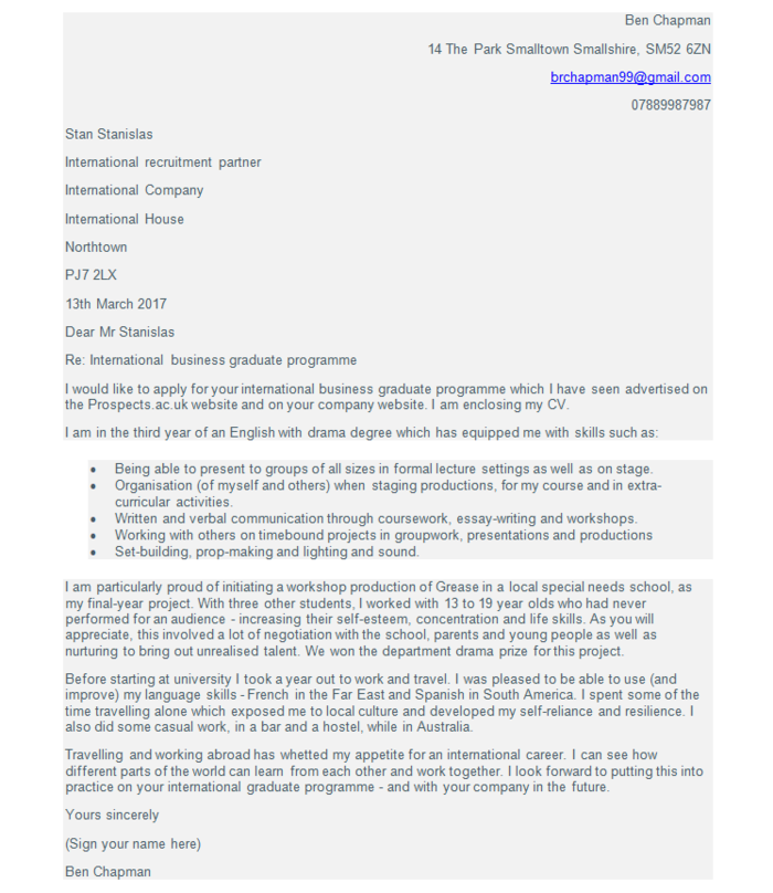 example of cover letter explaining employment gap