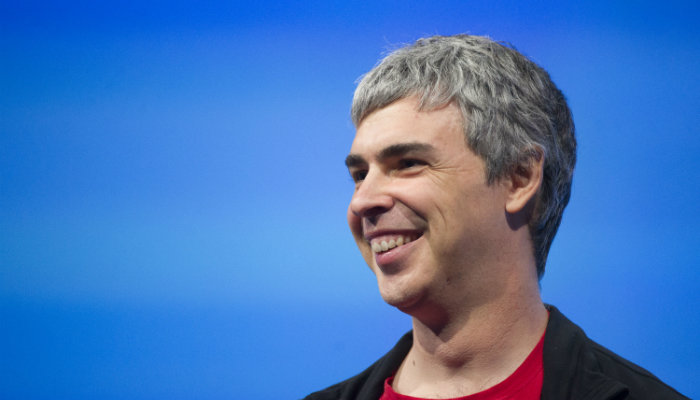 Larry Page wealthy person smiling