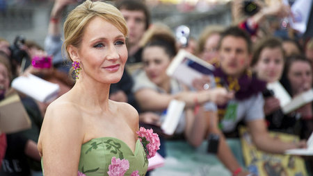 JK Rowling at the movie premiere of 'Harry Potter and the Deathly Hallows Part 2' in London