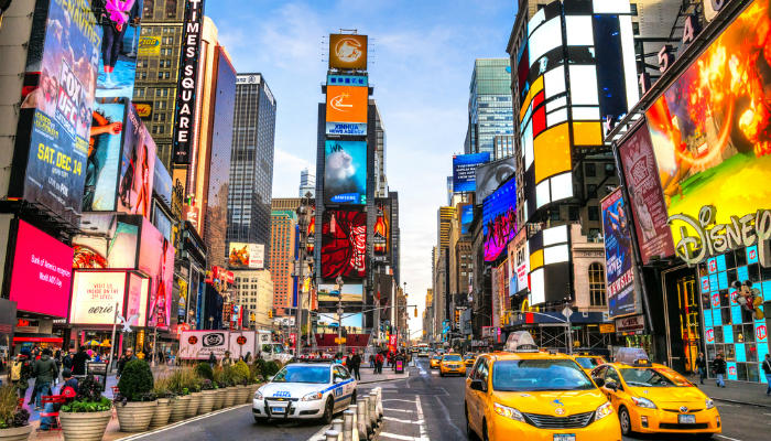 Times Square in New York City, USA