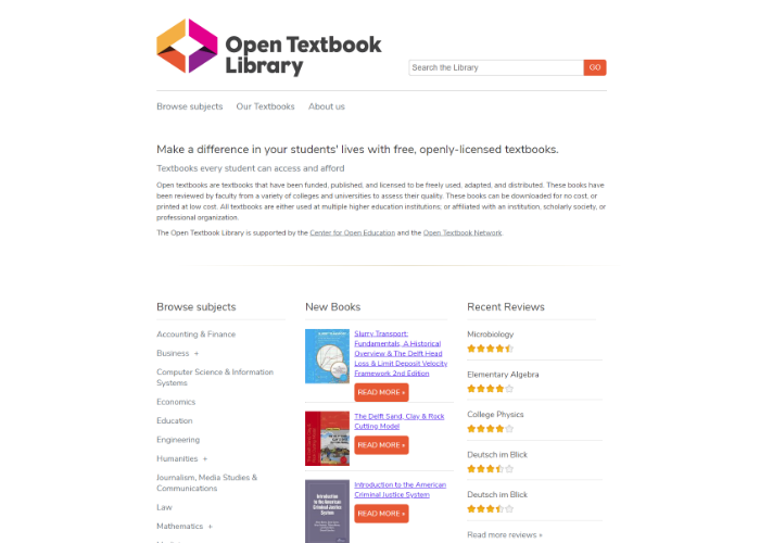 comparison of best websites for free textbooks online