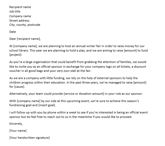 Sample Letter Asking For Sponsorship from cdn3.careeraddict.com