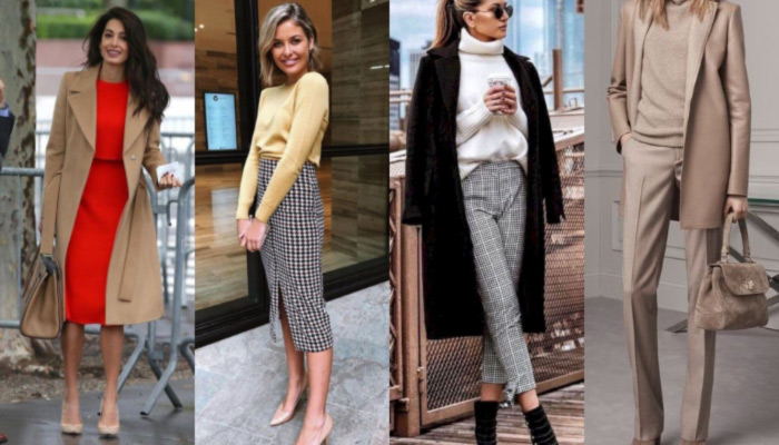 winter business casual women's outfits