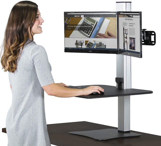 Victor High Rise Stand Workstation