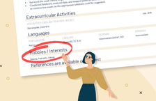 CV Résumé Hobbies and Interests