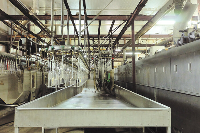 Empty slaughterhouse.