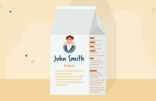 Milk carton 3D résumé examples