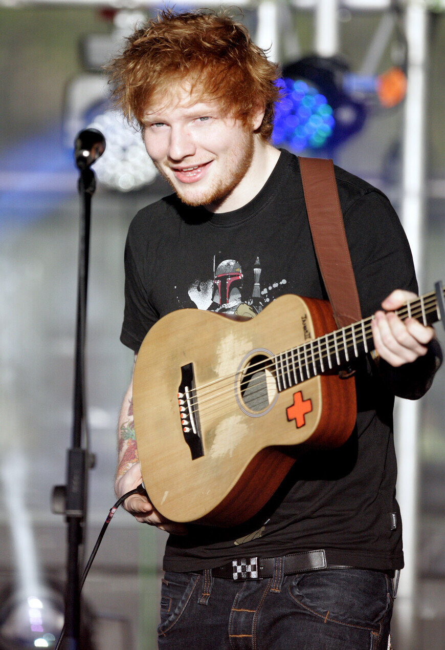 Ed Sheeran - the 7th highest-paid male singer in the world