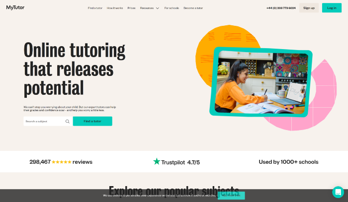 MyTutor - UK-based tutoring website