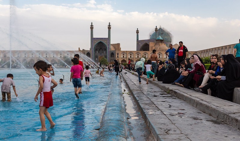 Iran, Naqsh-e Yahan on public holiday
