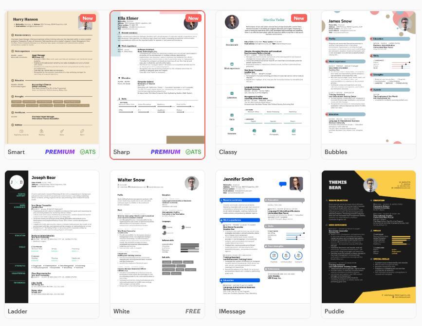 kickresume samples 2