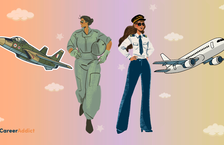 military pilot and commercial pilot
