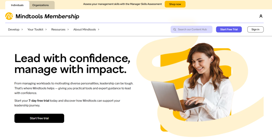 Mind tools homepage